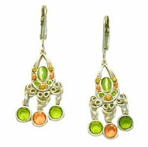 Mary DeMarco Line Green Dangles